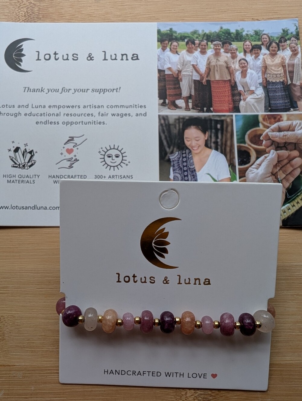 NWT Lotus And Luna Whatnot Exclusive Statement Bracelet